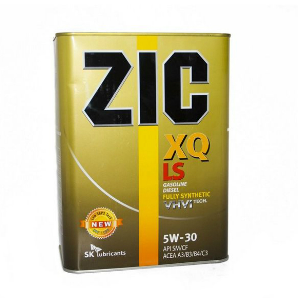 Моторное масло Zic XQ LS 5w30 синтетическое (4 л)